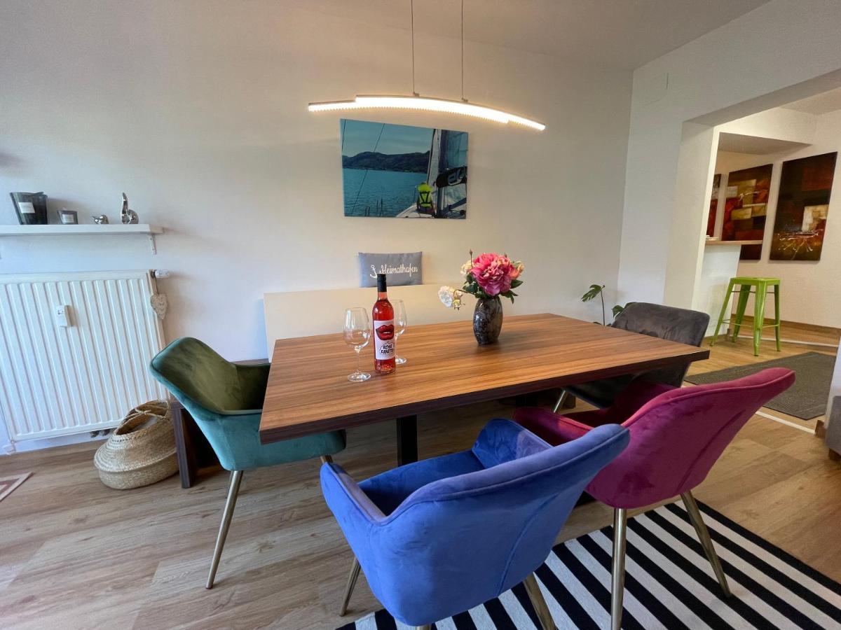 Seewohnung Lucia - Mit Seezugang Annenheim Bagian luar foto