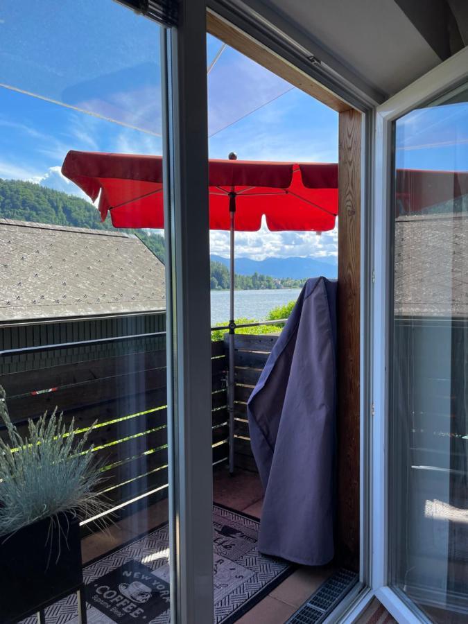 Seewohnung Lucia - Mit Seezugang Annenheim Bagian luar foto